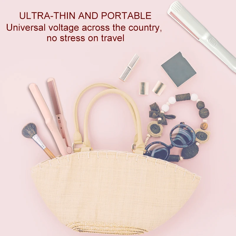 Hot Sale Mini Travel Easy Carry Portable Flat Iron Hair Straightener Mini Hair Iron