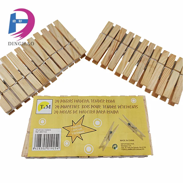 Factory FSC Family Replaceable Wooden Clothespin,Wooden Pegs