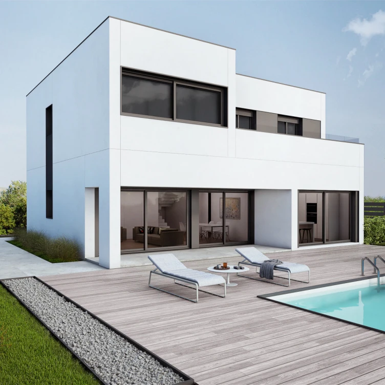 Carefully designed high quality villa building steel buildings to sell