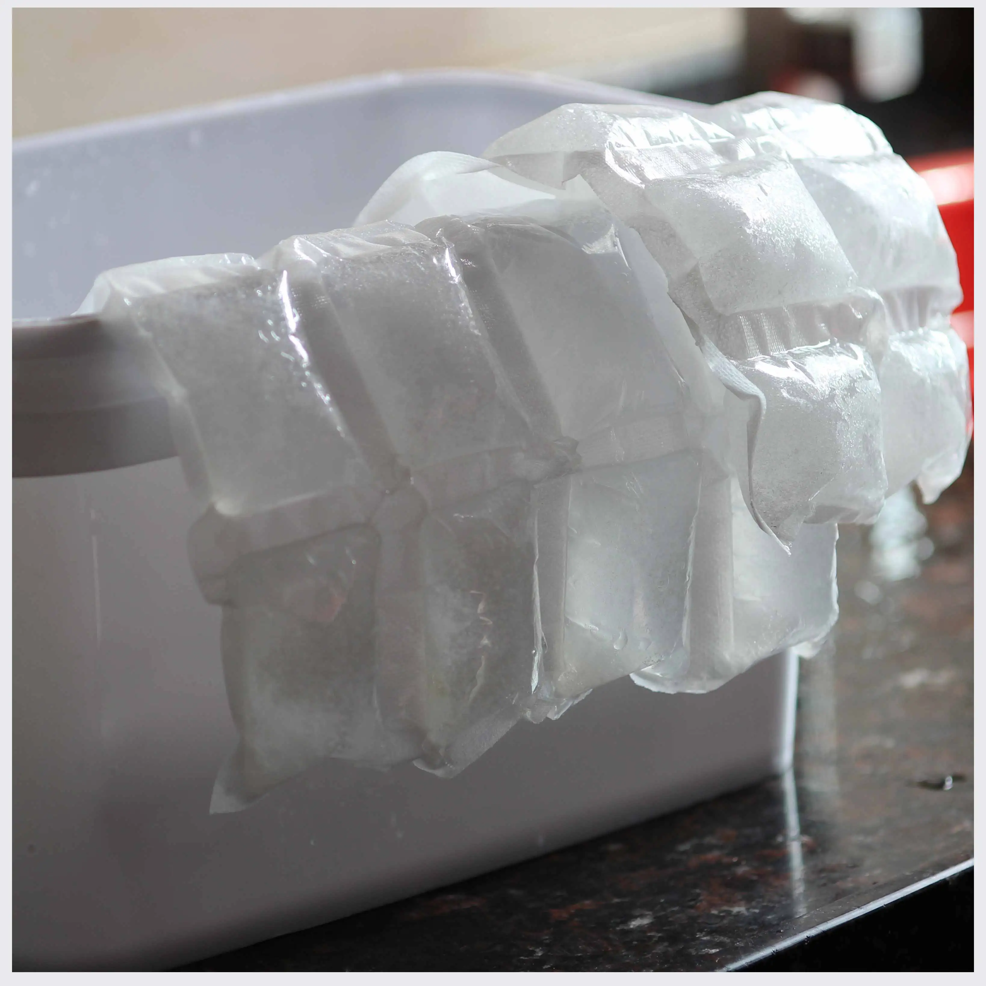 Ice Pack Sheet Absorption Water Fabric Reusable Freezer Dry Ice Cold Packs food keep fresh gel dry ice pack bag