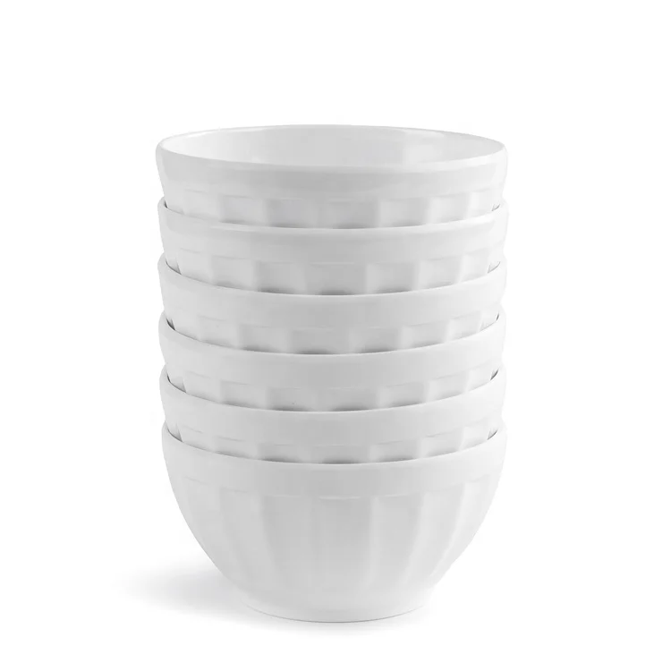 Fair quality crockery items plastic wholesale printing one handle melamine salad bowl set