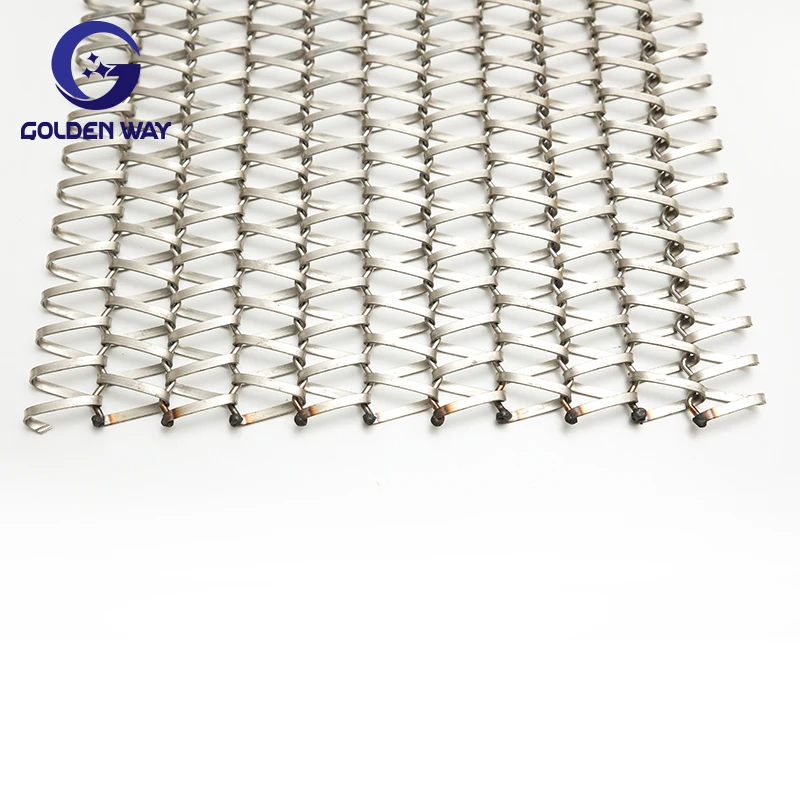 Top Selling Stainless Balanced Woven Chain Link Wire Mesh Conveyor Belt For Baking