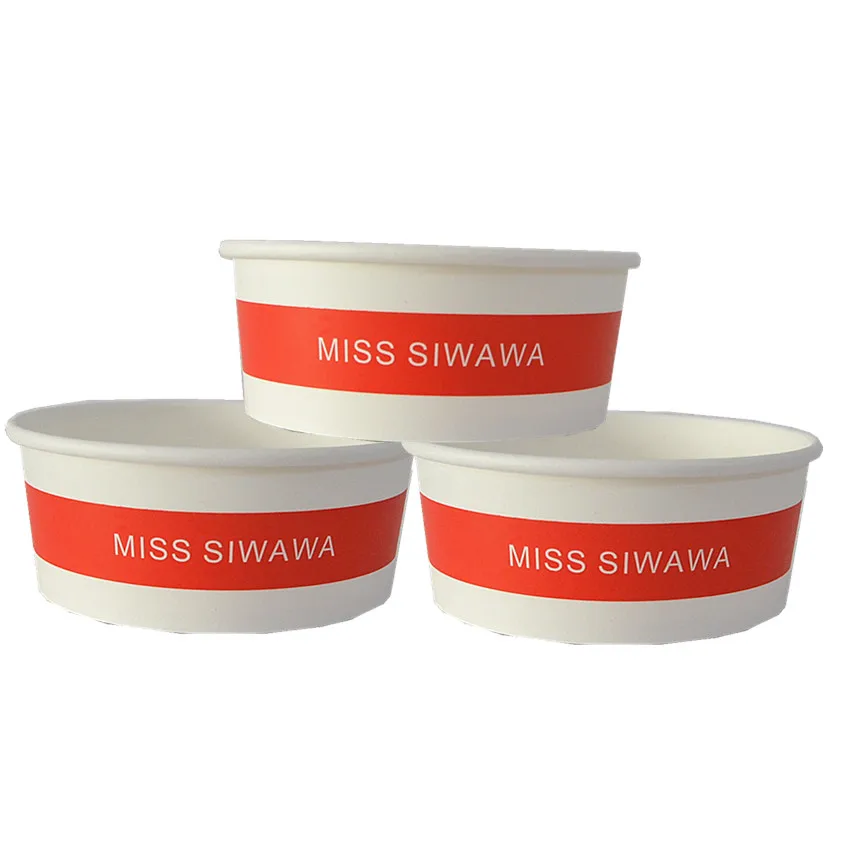 GT disposable 8 12 16 24 32 oz paper packaging cup bowl noodle bowl with lid  to go cups paper soup containers with lids