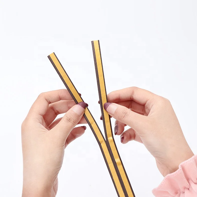 adhesive backed epdm  soundproof  foam seal strip Used for doors and Windows