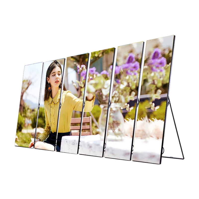 P1.8 P3 Stand Led Digital Poster Saxy Video Player Advertising Equipment Totem Signage Screen Indoor Floor Advertising Equipment