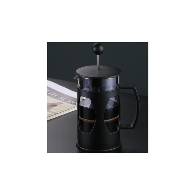 New Style Heat Resistant Borosilicate Stainless Steel  Custom Coffee press  French