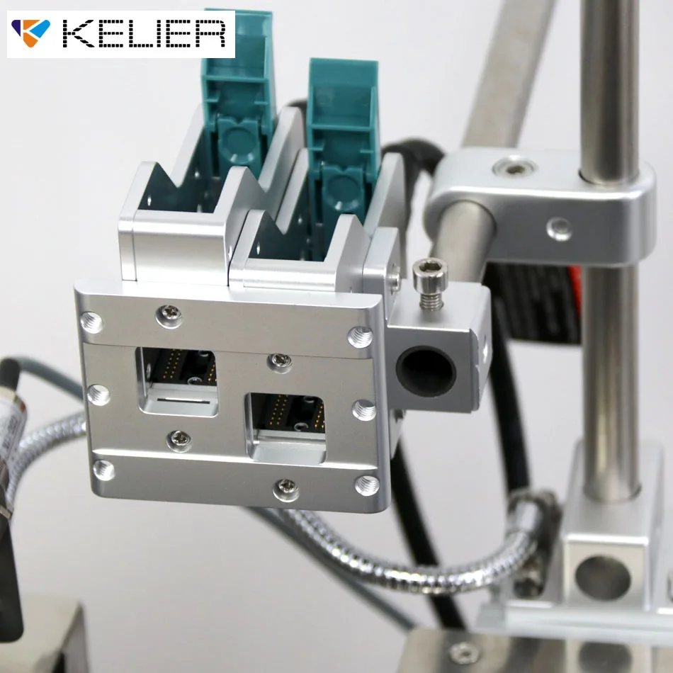 Kelier KX2G 1 мм-25 4 мм логотип картонная коробка бутылка струйная печатная машина для сборочной