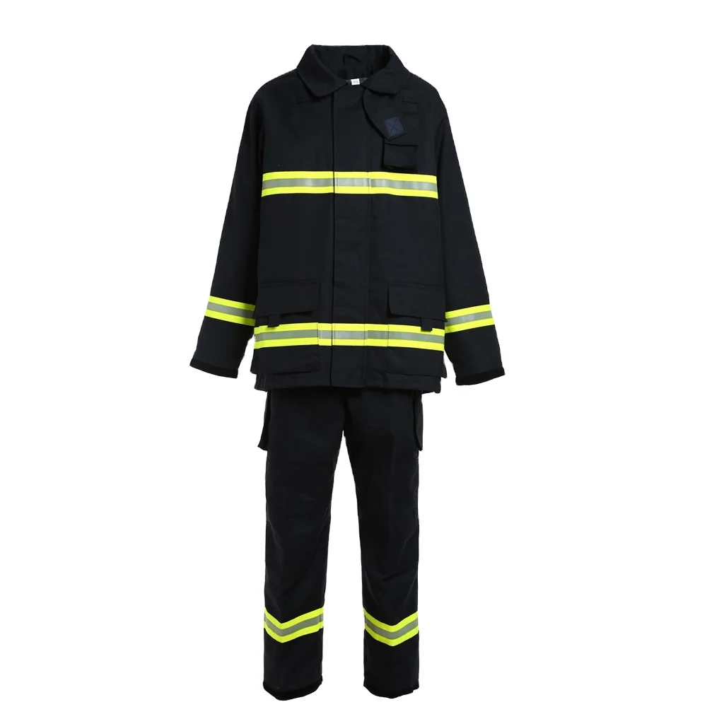 Fire Fighter Protective En469 Firefighting Used Aramid Material Anti Fire Clothes