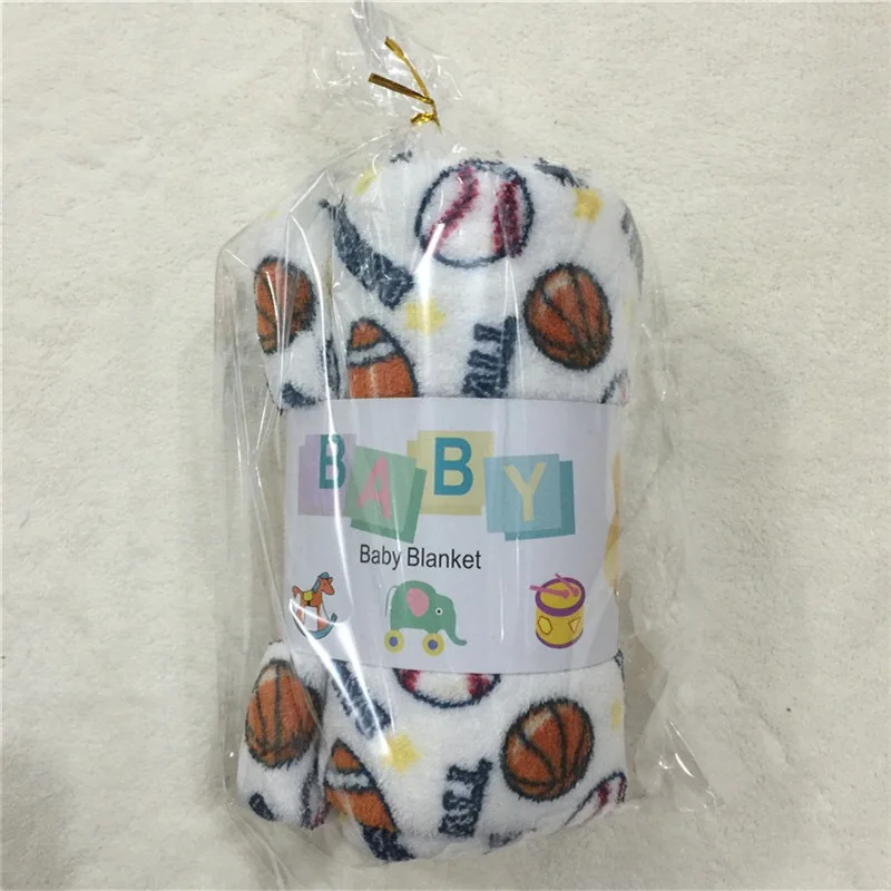 Promotional Printed Coral Fleece Blanket Mink Baby Blanket Disposable Baby Blanket