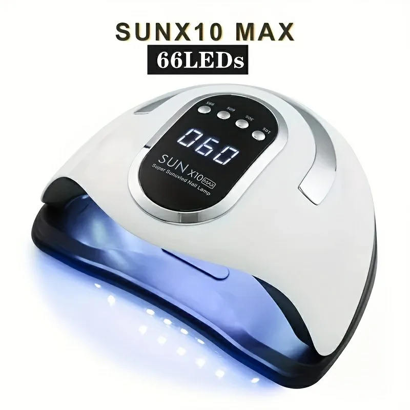 Custom Logo LED Nail Lamps Portable Auto Sensor Gel Nail Polish Dryer Lamp 220W uv Nail Lamps