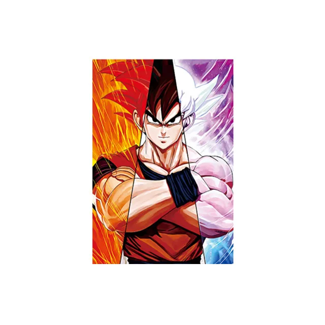 
ZOOYA Wholesale/ Custom size and design 3d Flip Lenticular Anime Poster printing Dragon Ball Poster 3D Picture 3d Printing 