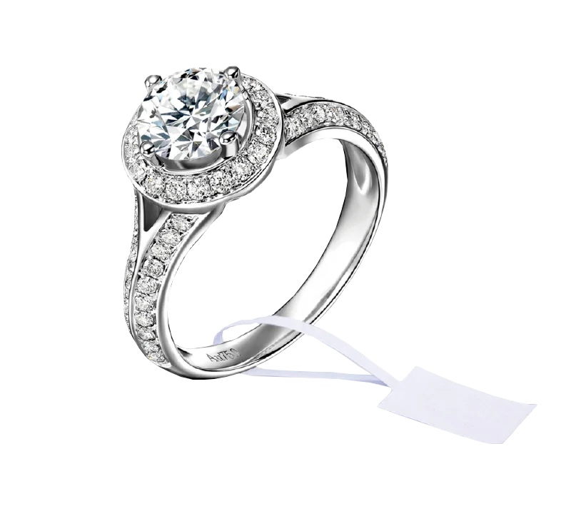 Высокопроизводительная бирка/ярлык для ювелирных изделий RFID UHF 860 МГц-960 МГц HF NFC 13,56 МГц