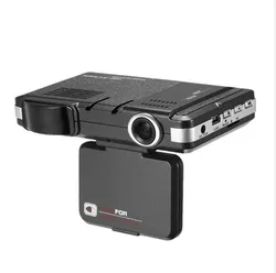 2 in 1 360 Degree  Auto Radar Detectors Camera HD Dash Cam G-Sensor Safety Anti Police Speed Control Vehicle Radar Detection
