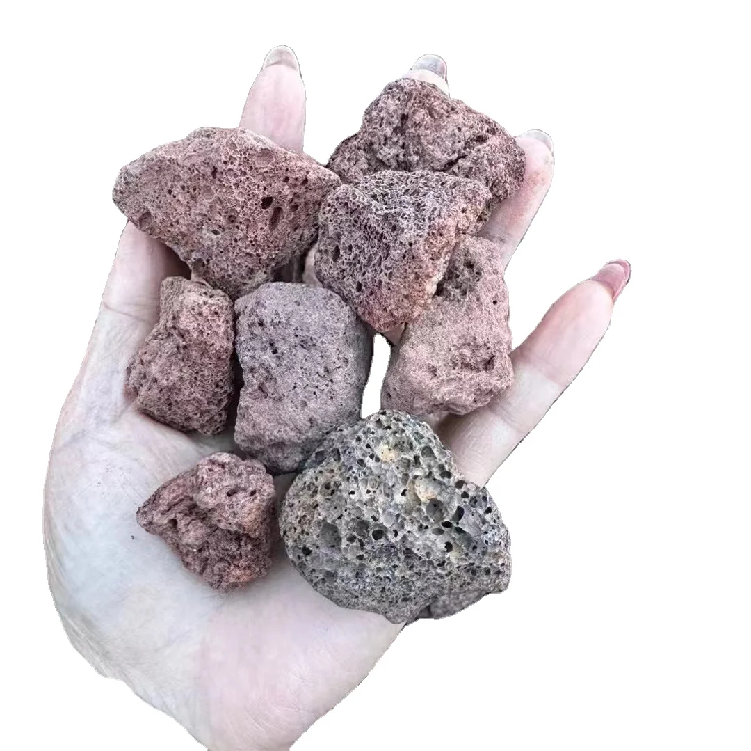 3-6MM Natural Basalt Volcanic Rock Lava Stone Block for Outdoor/Exterior Application Available for Sale