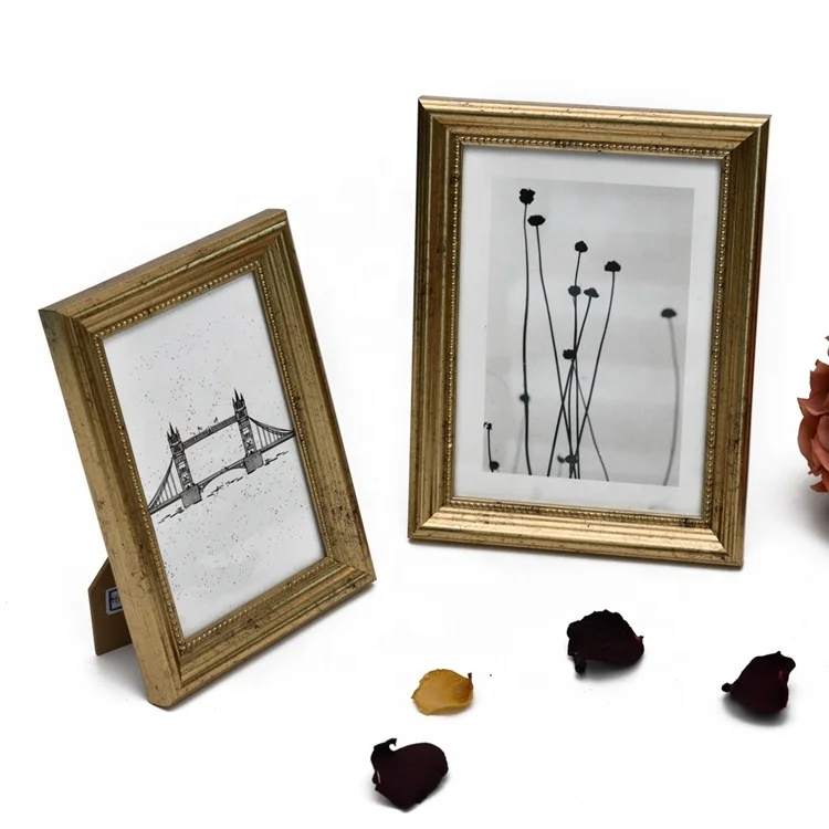 Wholesale Art Antique Modern Decorative Square Glass Memorial Picture Photo Frame