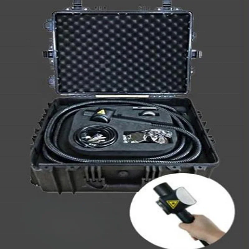 Portable pulse laser cleaning machine to remove rust and paint 100W 200W 300W 500W 1KW