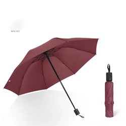 Cheap personal fashion designer manual sunshade paraguas custom logo compact portable rain  windproof 3 folding umbrella