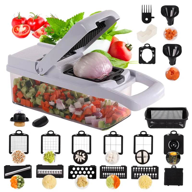 Cross-Border Hot Multi-Function Vegetable Chopper Kitchen Grater Household Multi-Purpose Vegetable Cutter Factory Wholesale