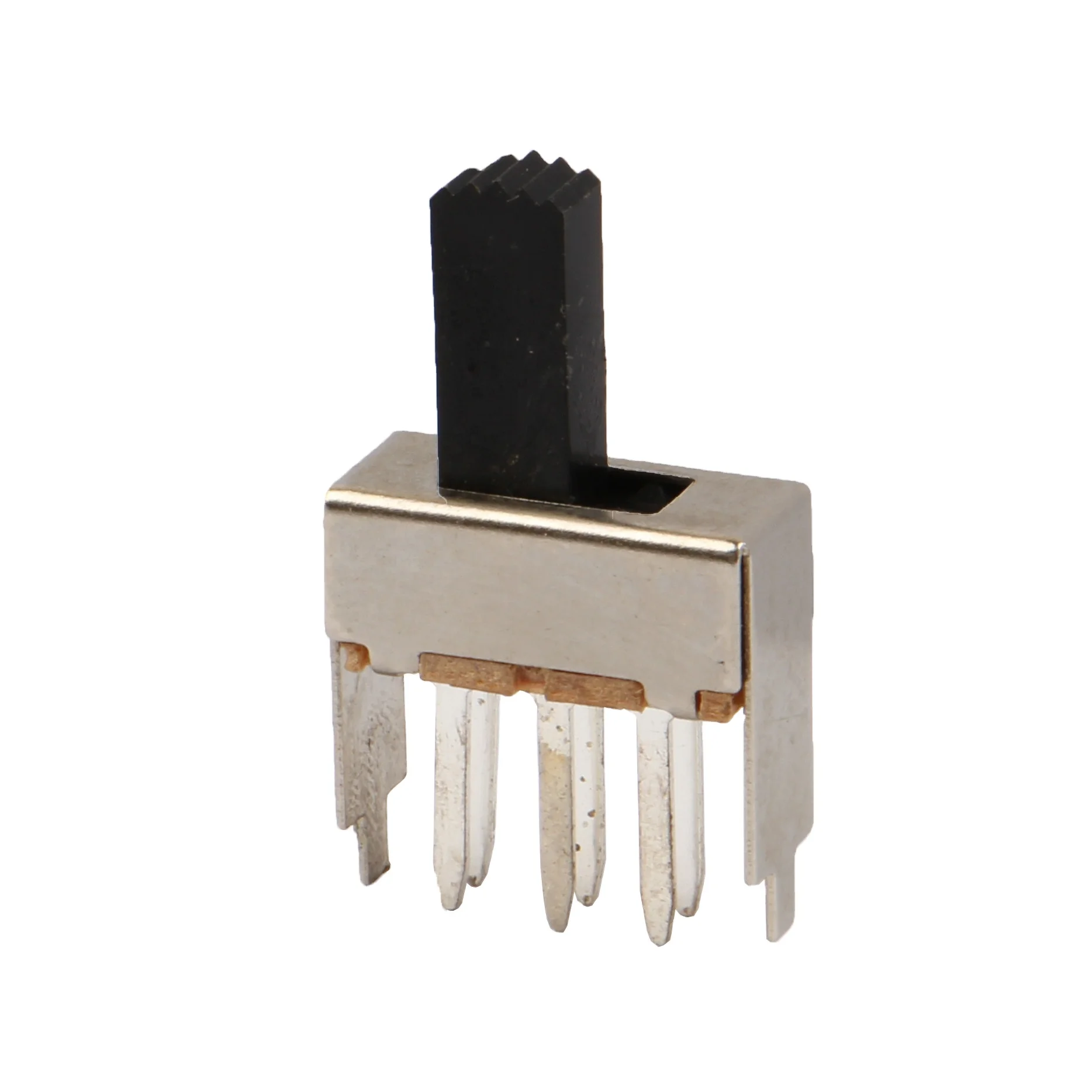 SS 22F17 2P2T DPDT 2 Position Slide Switch 6 Solder Tab Pins Vertical with 2 Retaining Pins (1600449017235)