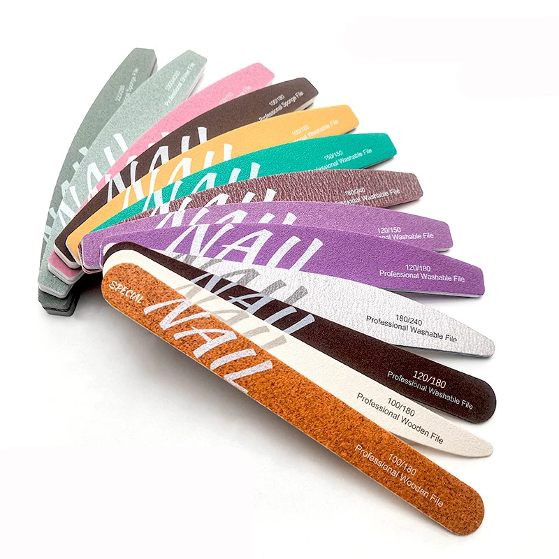 Professional Rub Strip Washable Nail Tools Sponge File Polishing Strip Nail File Kits