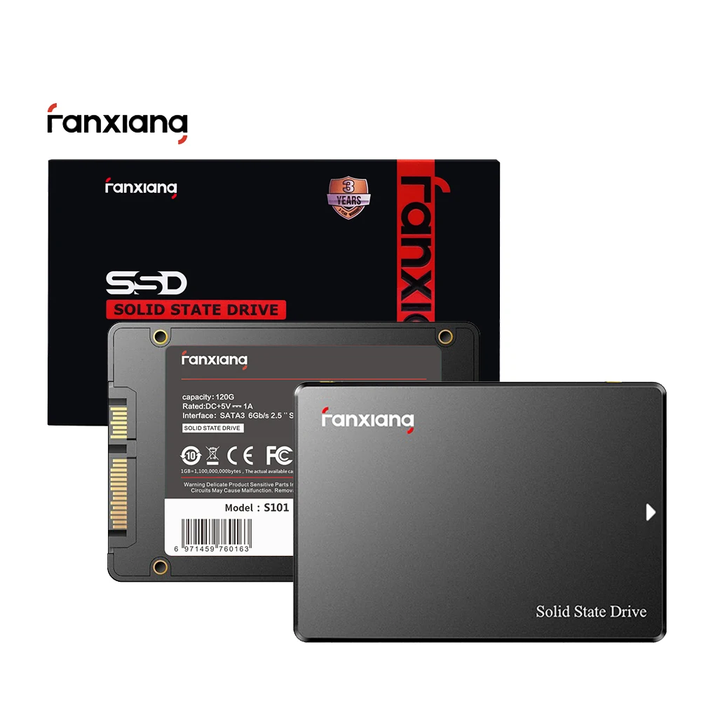 Professional Supplier 3D Nand Internal 64 120 128 240 250 256 480 500 512 960 GB 1 2 TB Sata3 SSD Solid State Disk Hard Drives