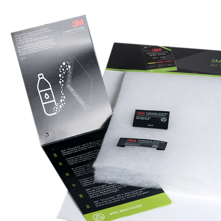 Type EP Clothing Breathable Fabric 3M Thinsulate Thermal Insulation Material Products