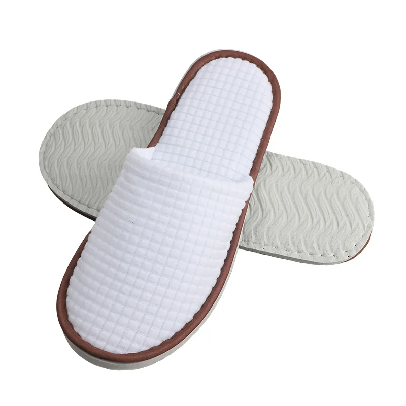 Wholesale Hotel Disposable Sponge Slippers OEM Spa Color Customizable Female Slippers