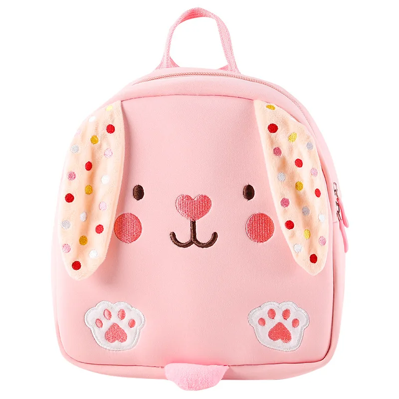 Cute animal design  Backpack for Girls Kids 3D Rabbit Backpack lovely  School Bag for kindergarten and primary school