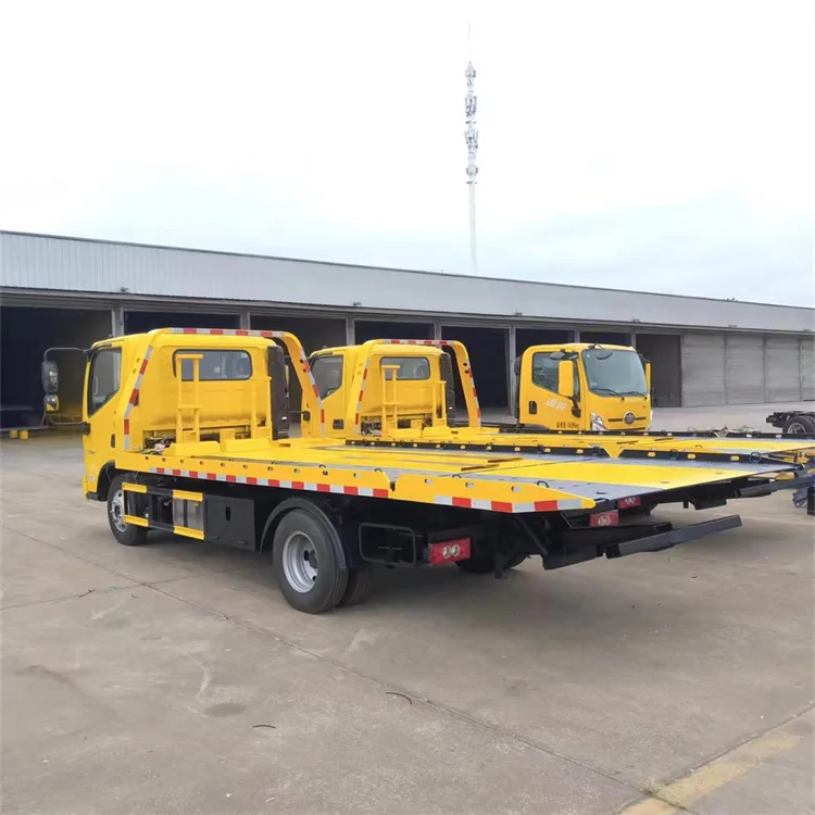 Special offer Foton 5 ton wrecker tow truck flat bed tow trucks &wreckers towing vehicle breakdown truck  recovery vehicle