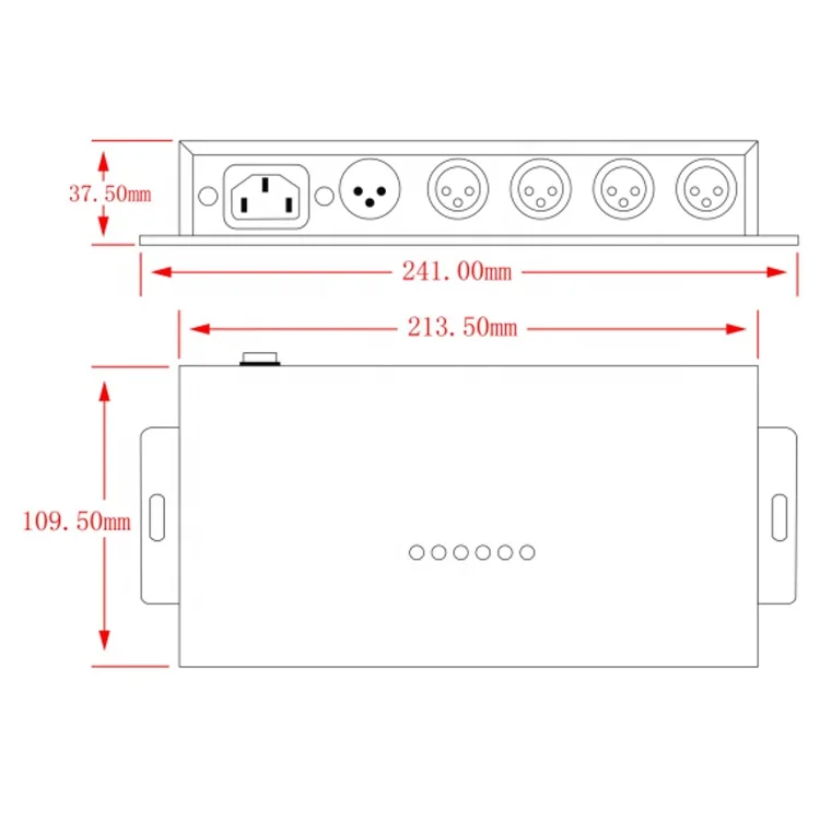 4 way каналы DMX512 DMX размножитель сигналов усилитель
