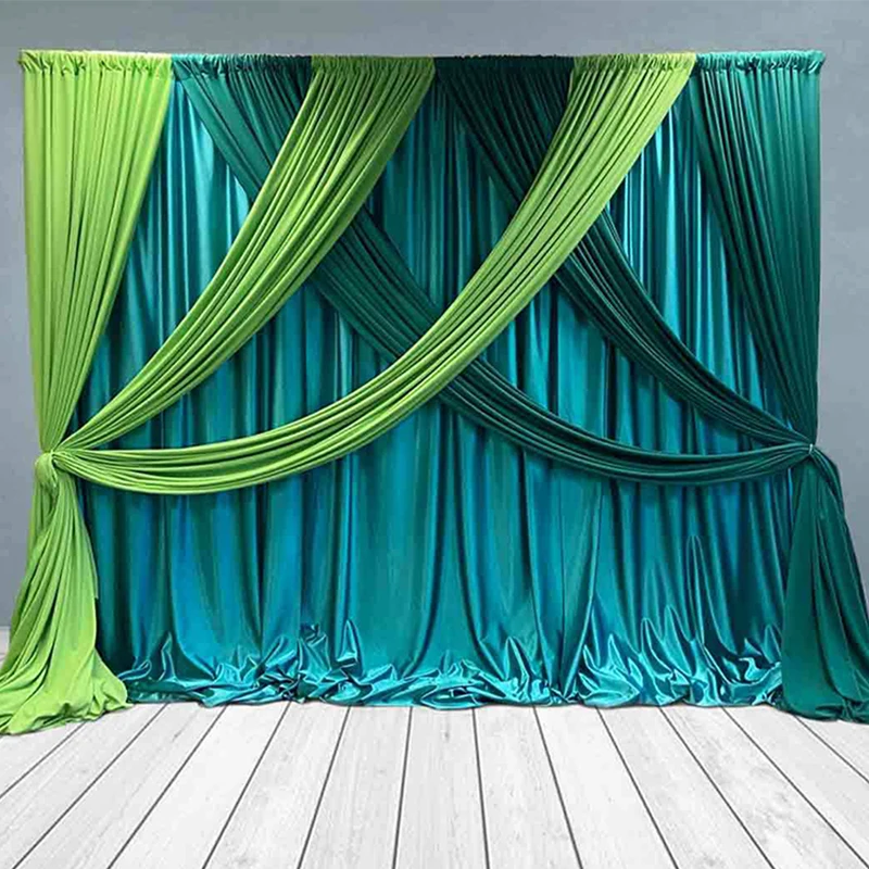 10x20Ft Double Cross bar Pipe and Drape Kit Heavy Duty Adjustable Backdrop Stand Backdrop Stand  Wedding Decor Pipe and Drape