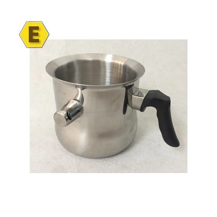 
Double wall stainless steel water jacket melting device bee product wax melter pot 