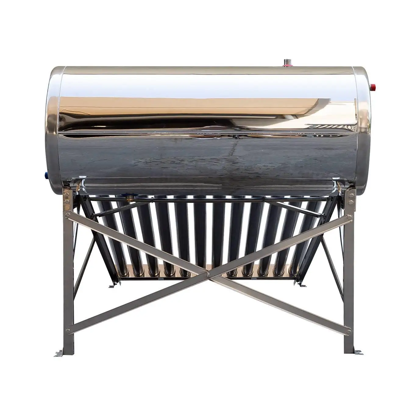 100L 120L 200L 300L Non-Pressurized Low Pressurized Vacuum Tube Diy No Pressure Solar Water Heater For Home or Commercial