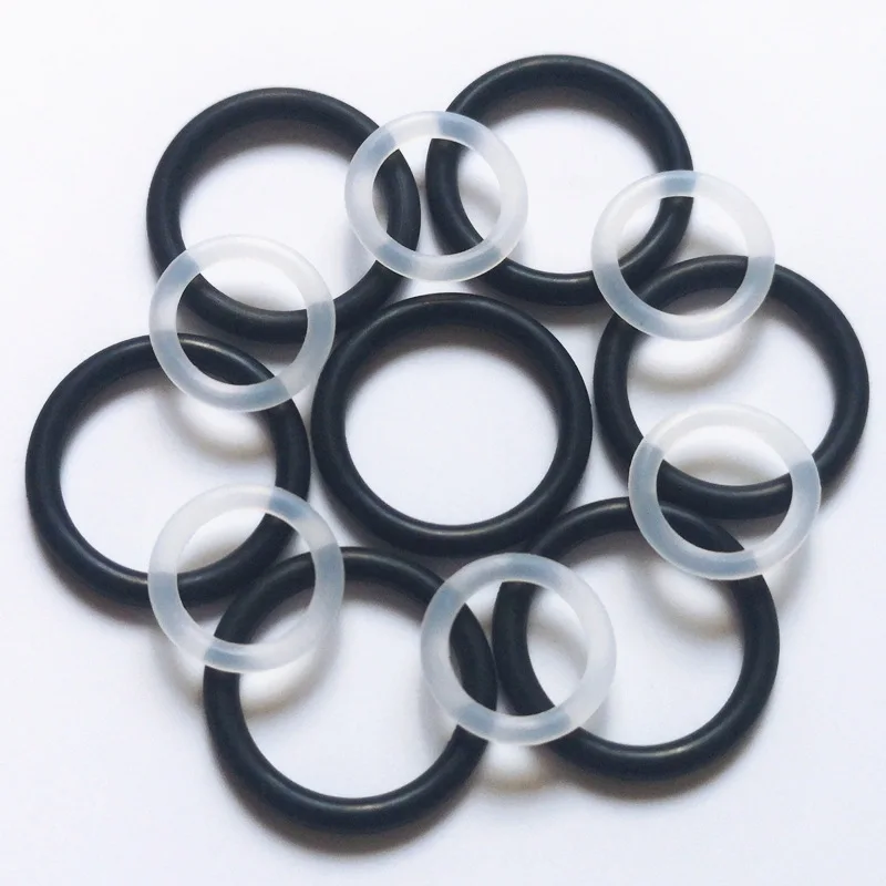 Customised Free Sample Clear Rubber O-Rings Silicone O-Rings