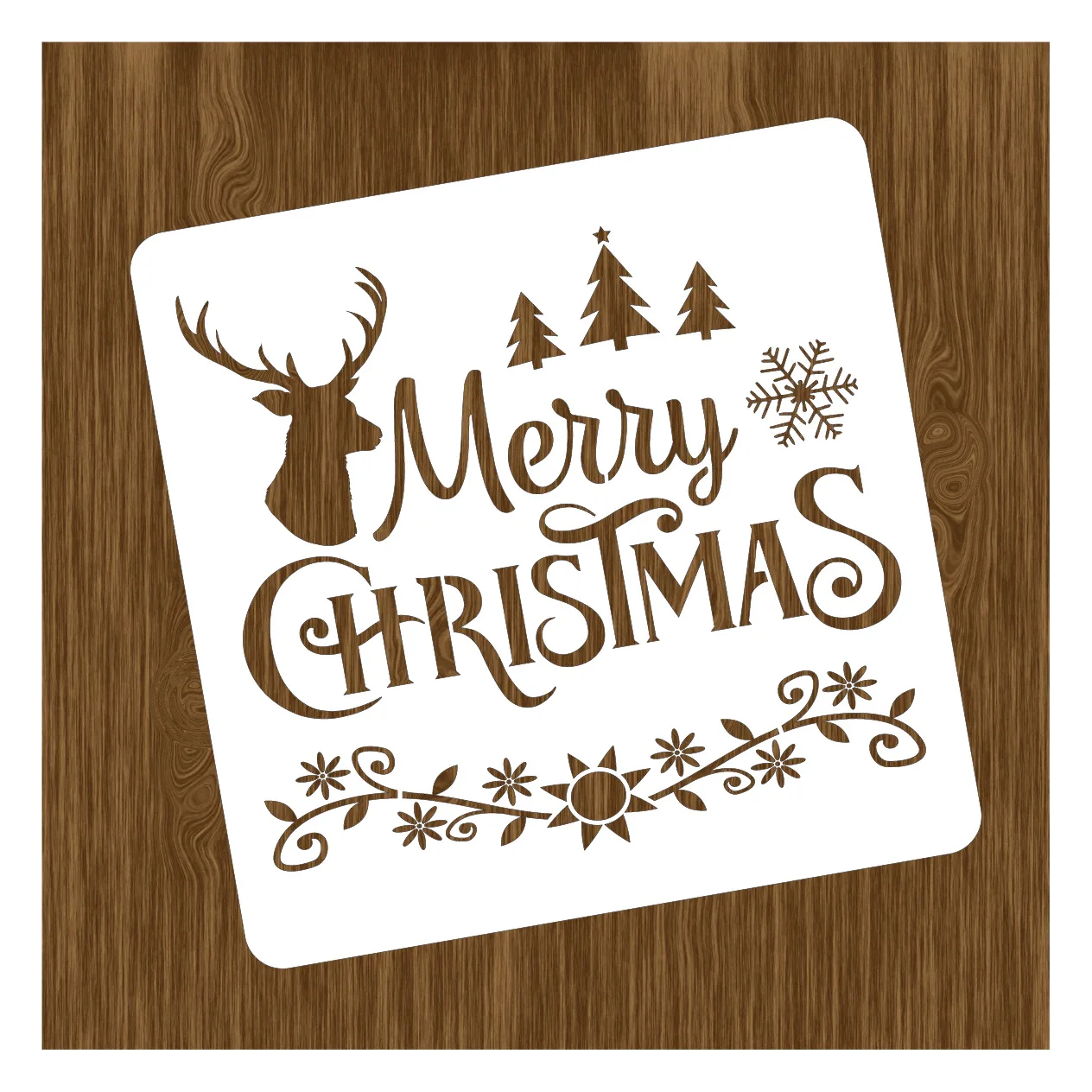 Wholesale Custom 0.25mm Plastic Reusable PET Journal Layering Stencil For Painting