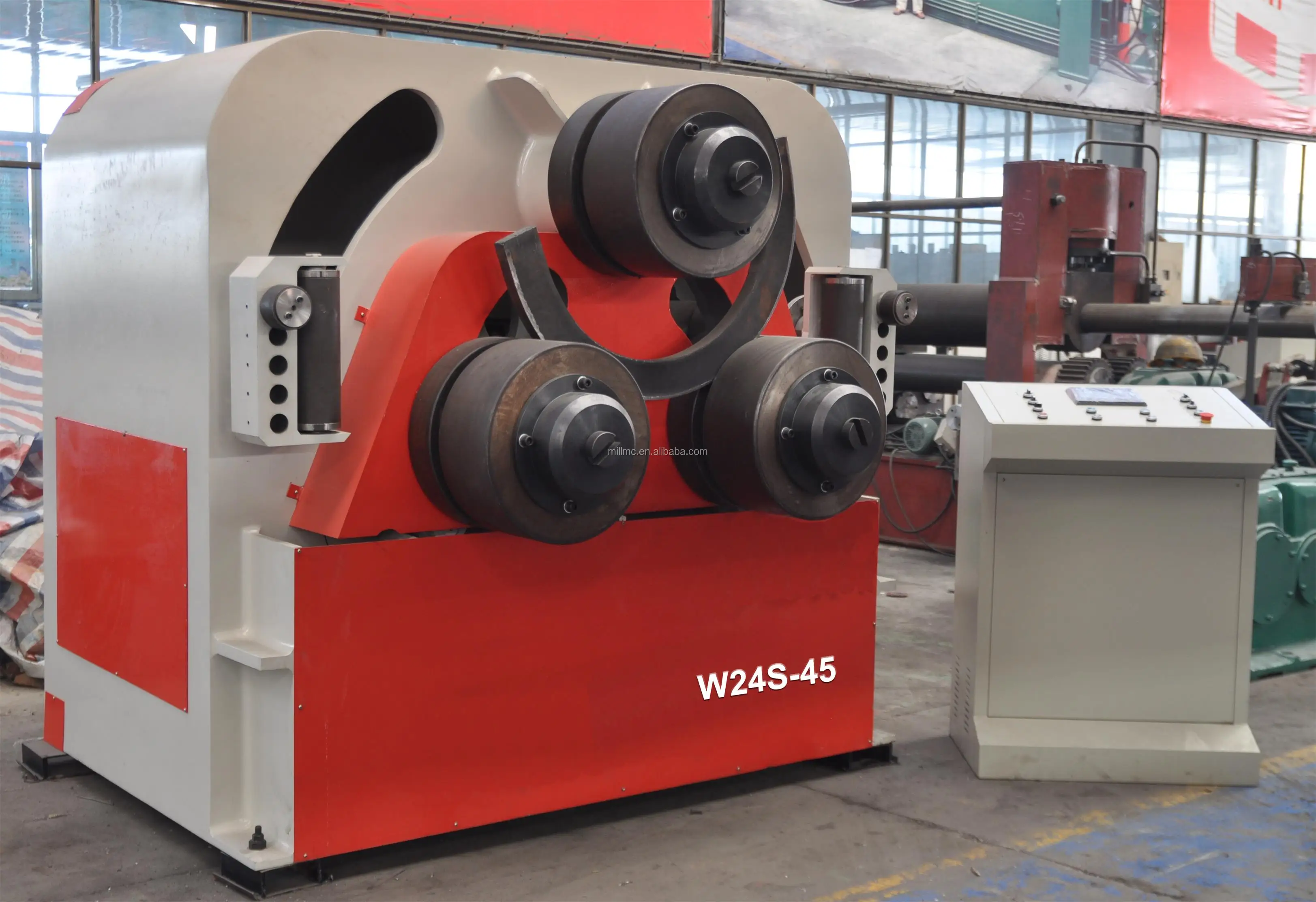 W24 Heavy duty Hydraulic Profile Section Bending Machine Bender for sale