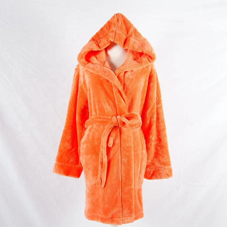 
plush cozy women bath robe with Hood Soft Comfy Warm Bathrobe dressing gowns 