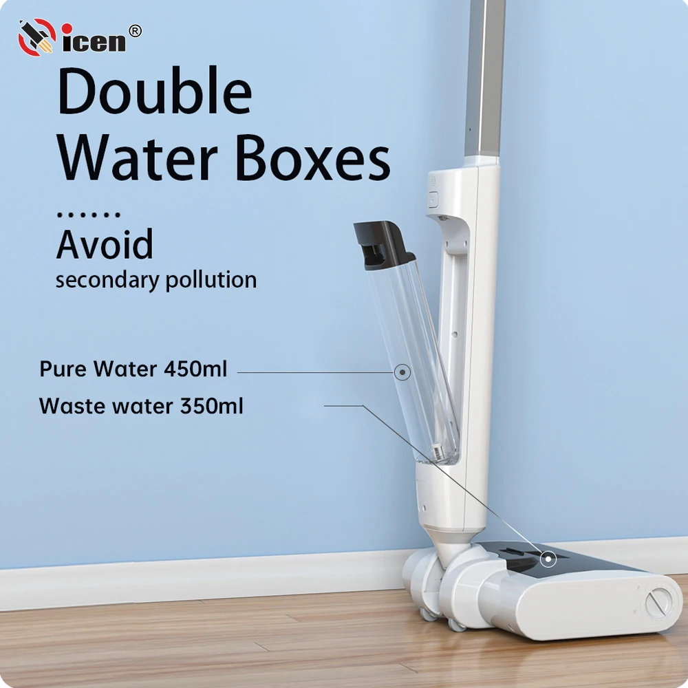 Qicen Wholesale LED Screen Intelligent Voice 2 in 1 Home Floor Handheld Cordless Vacuum Cleaner