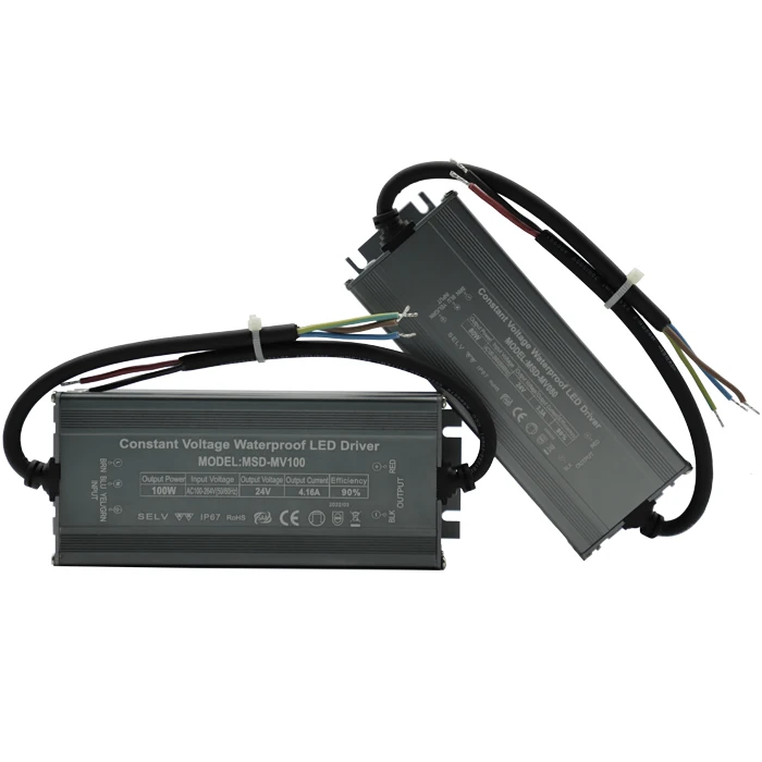 100W Waterproof Constant Voltage controller for led light ac to dc power supply 24V 12V LED Power supply PSU