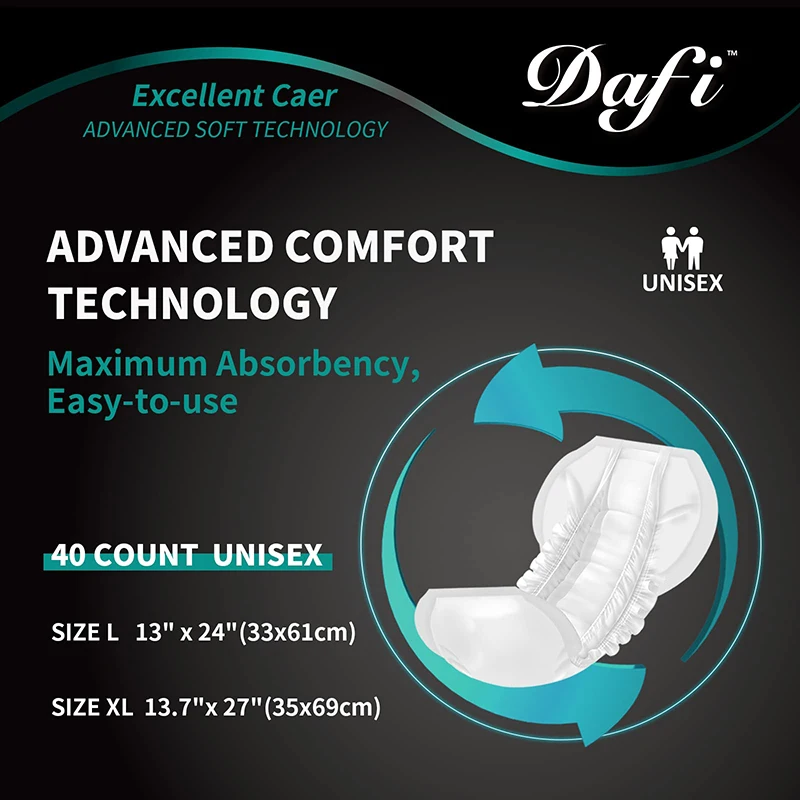 Free Sample Dry Surface Adult Care Disposable Adult Diapers Booster Nappies Absorbency Incontinence Insert Pad
