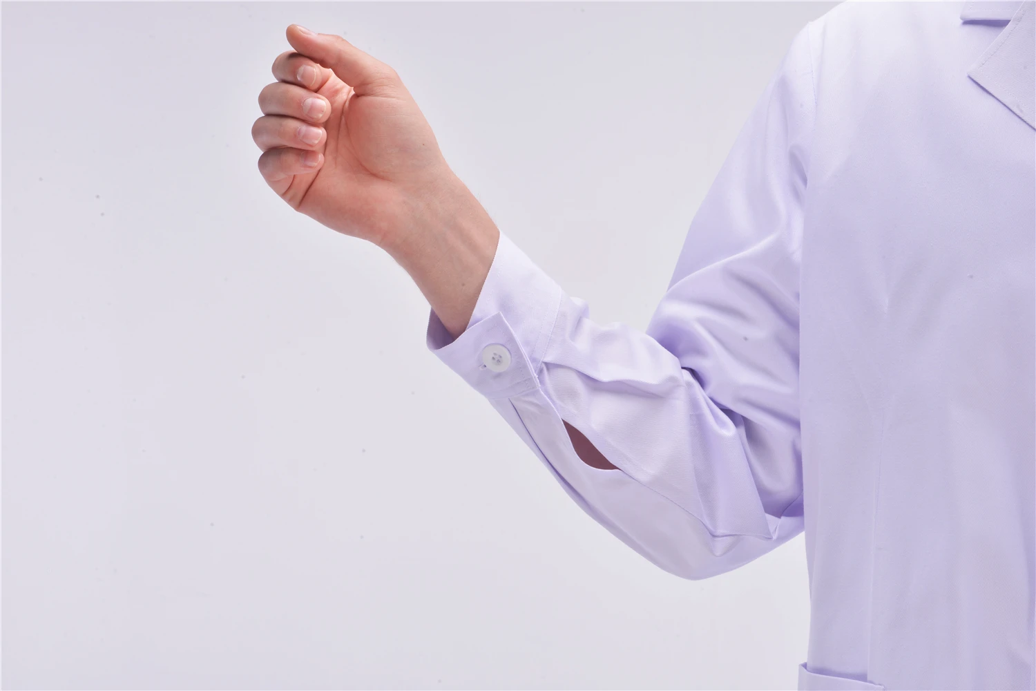 Male design High quality fashionable nursing scrub uniform gown medical white lab coat for man  Luxury Doctor Lab Coat