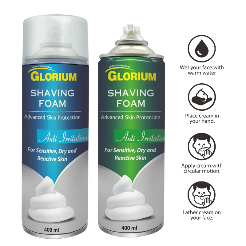 High quality 400ml Shaving Cream shaving foam gillettte