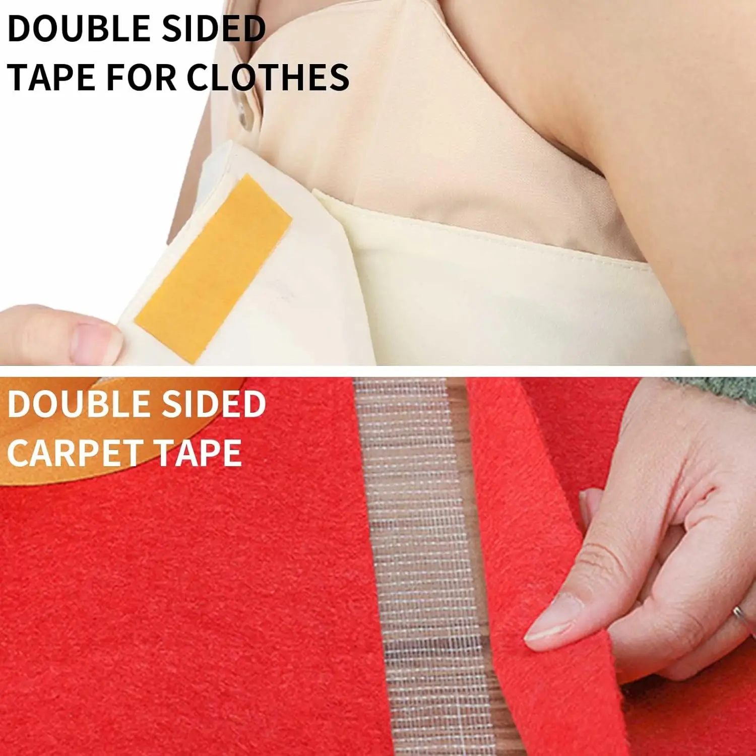Strong And Removable Double Sided Adhesive Tape Easy To Tear Without Residue