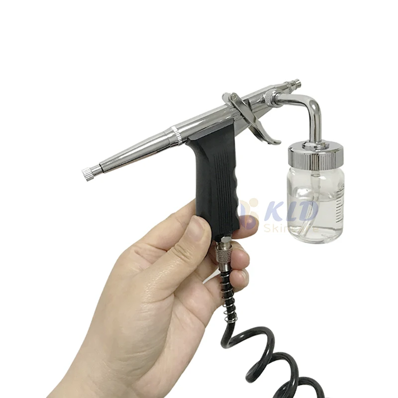3 in 1 water jet peel device High Pressure 4~6 Bars Water Injection mesotherapy Gun Oxygen Water Jet Facial cleaning Machine