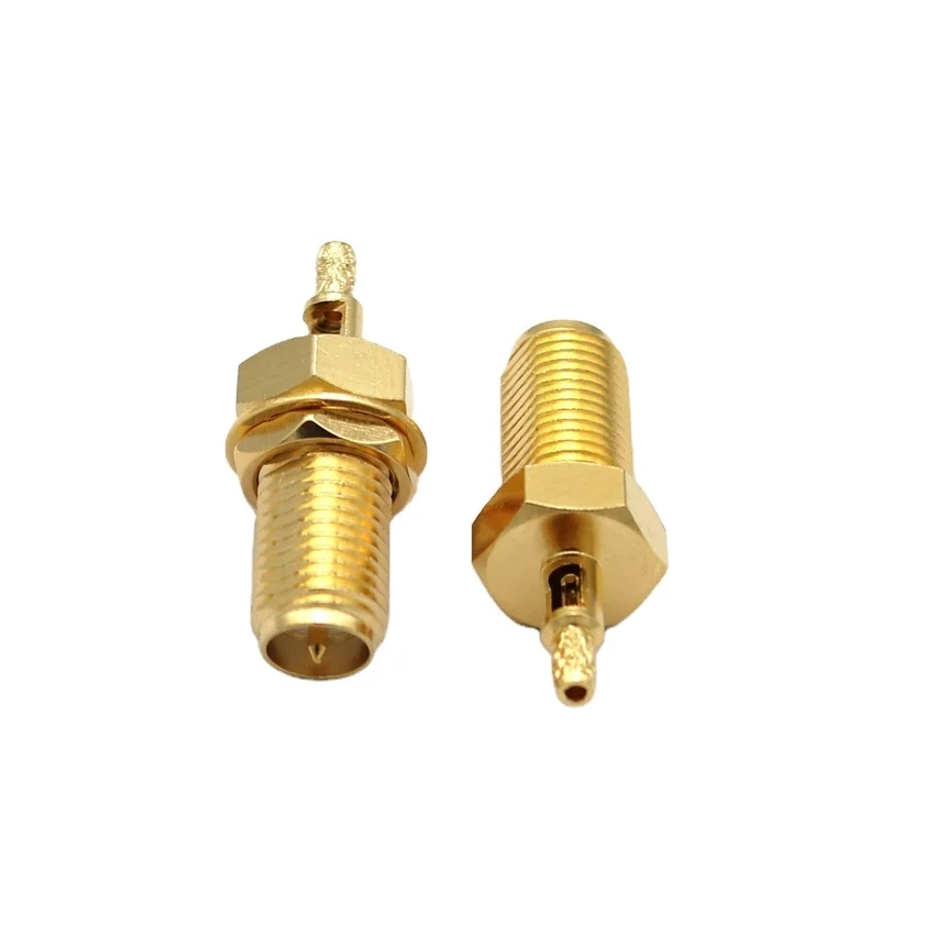 Reverse Polarity SMA Female Plug Solder For RG178 1.13 1.32 1.37 Cable RF Coaxial Connector
