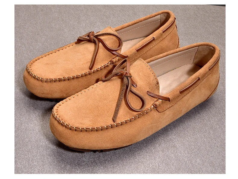 Оптовая продажа, Классические мягкие мужские мокасины для вождения, Пенни, лоферы, замша, кожа, топ-сайдеры, Мужская Классическая обувь