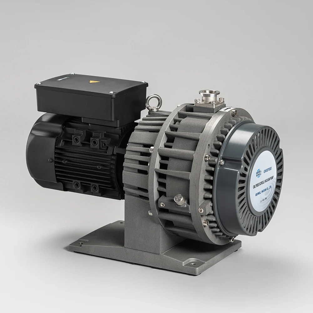 GWSP300 dry scroll pump use for Scanning electron microscopy,LED/LCD/Laser tube,Coating, PVD/CVD/PLD