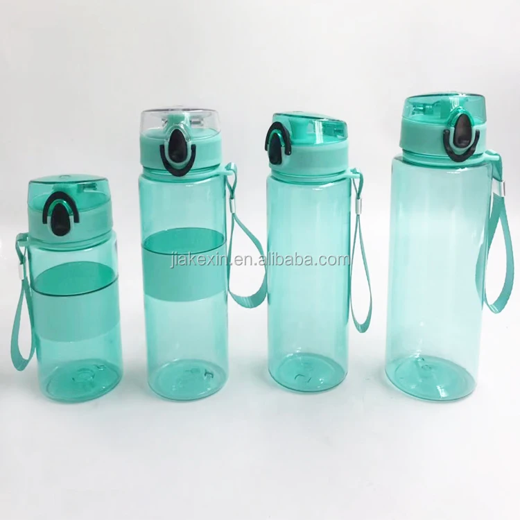 
500ml Personalized plastic frosted sports water bottles with Rubber Coating 