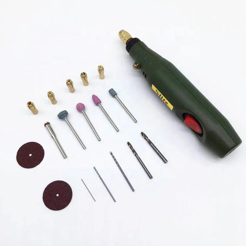 P500-8 Mini Small Electric Grinding Engraving Pen Jade Cutting and Grinding Micro Electric Drill Polishing and Engraving Machine