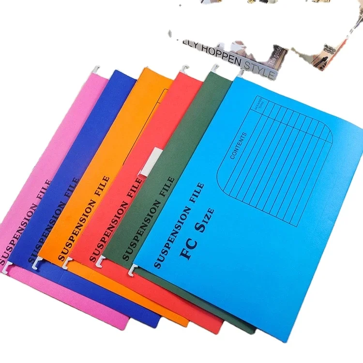 Factory OEM Hot Selling Office Stationery Paper FC Suspension File Handing File
